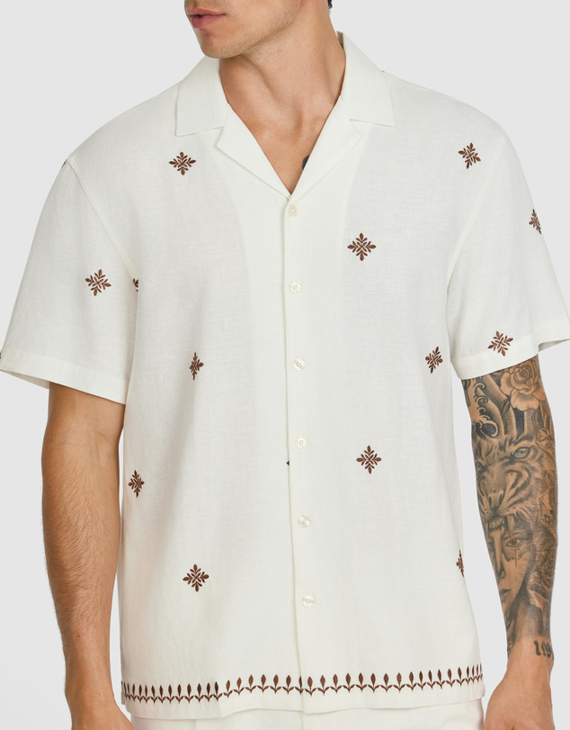 Tarocash - Leandro Embroidered Shirt