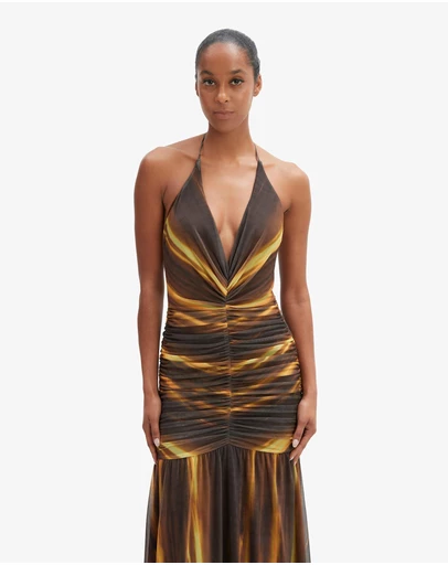 Bardot - Aries Mesh Maxi Dress