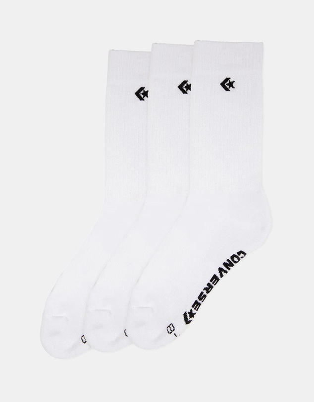 Converse - Converse 3-Pack Crew Socks