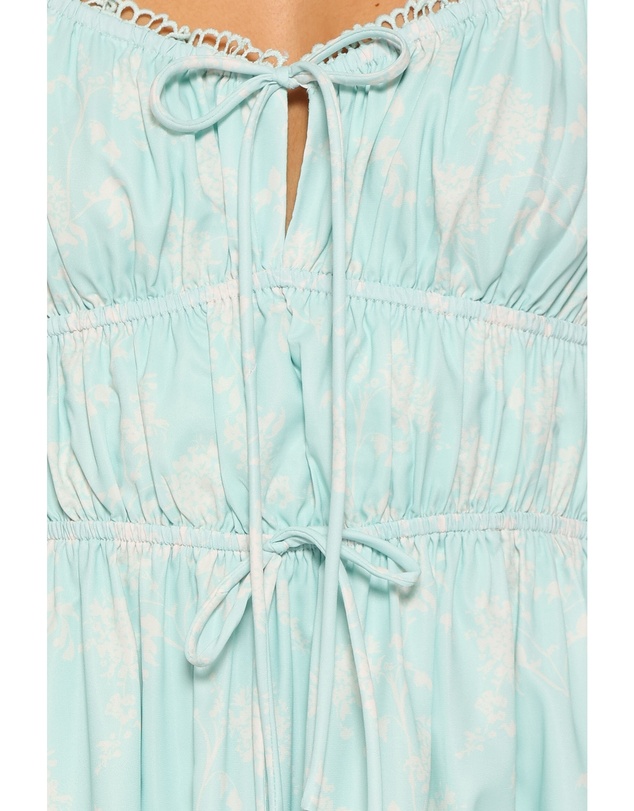 Petal & Pup - Maureen Maxi Dress - Green Spring Ditsy