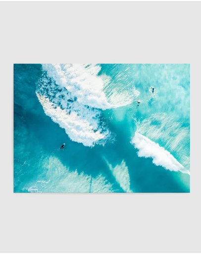 Olive et Oriel - Bondi Waves II Art Print
