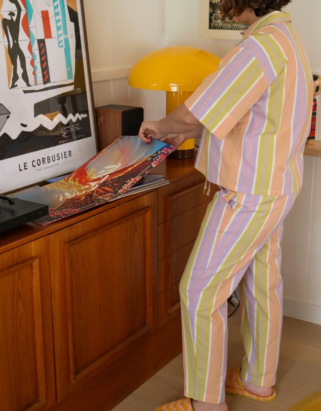 Mosey Me - Miami Stripe Pyjama Set