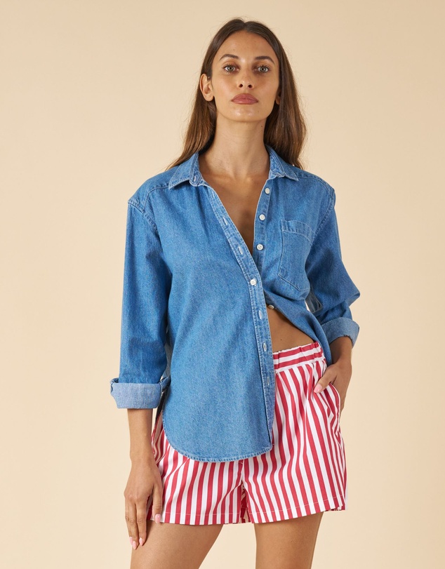 CAMIXA - Shoshana Striped Shorts