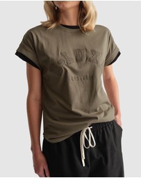 Decjuba - D-Luxe Collegiate Tonal Tee
