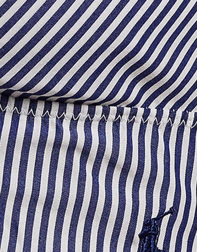 Polo Ralph Lauren - Shirting Stripes Cotton Bustier Longline Bralette