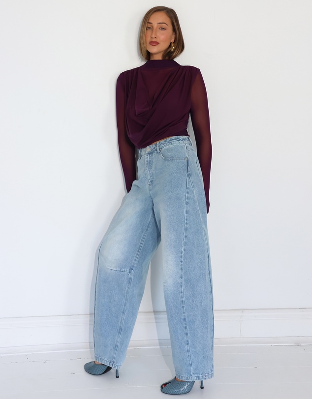 Madison The Label - Cora Barrel Jeans