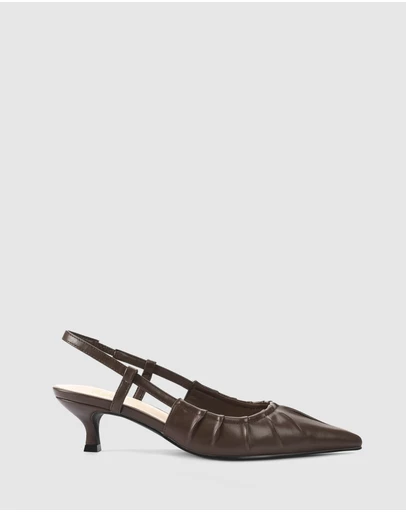 Verali - Lucius Slingback Kitten Heels