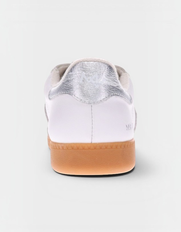 Mia Vita - Ramona II Lace-Up Casual Sneaker - White/Silver