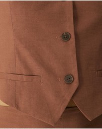 Atmos&Here - Yasmin Linen Blend Cross Back Vest