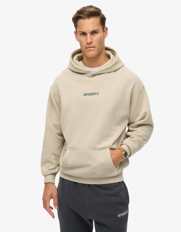 Superdry - Micro Logo Graphic Loose Hoodie