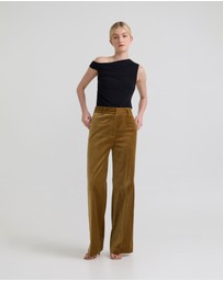 Oxford - Lydia Stretch Velvet Pants