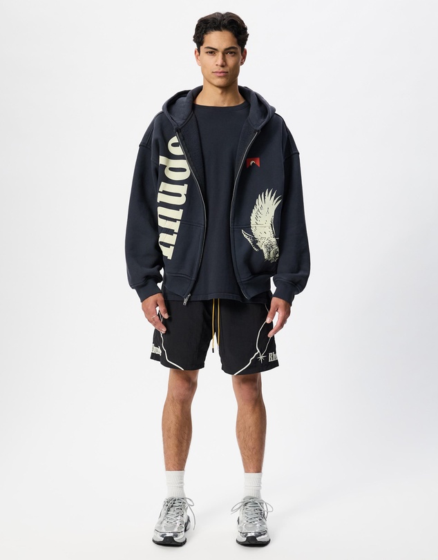 RHUDE - Eagle Pass Zip-Up Hoodie