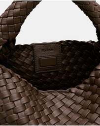 Rylan - Alt-Leather Woven Small Tote Bag