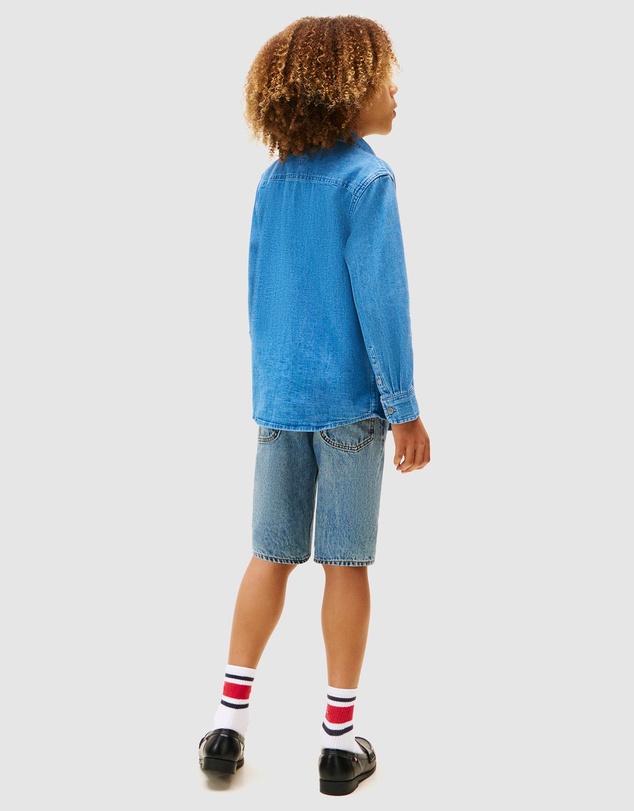 Tommy Hilfiger - Mid Wash Denim Shirt - Teens