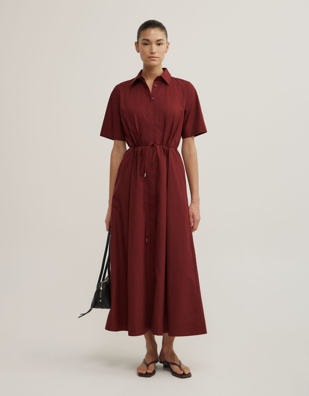 Witchery - Drawstring Shirt Midi Dress