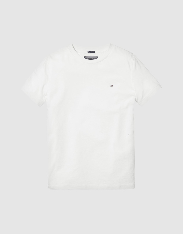 Tommy Hilfiger - Basic Crew Neck Short Sleeve Knit Tee - Kids