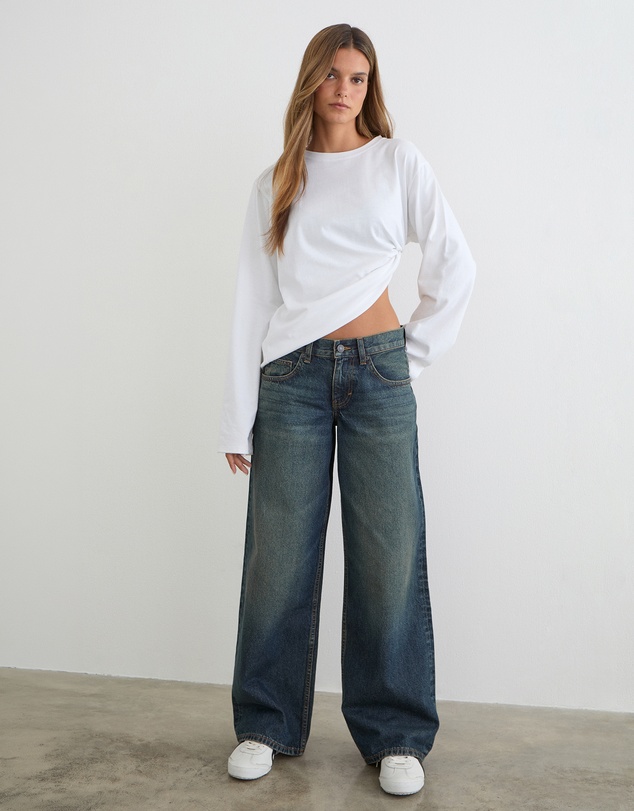 Motel Rocks - Low Rise Roomy Jeans