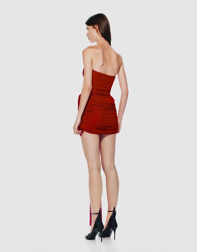 MISHA - Ember Wrapped Mini Dress