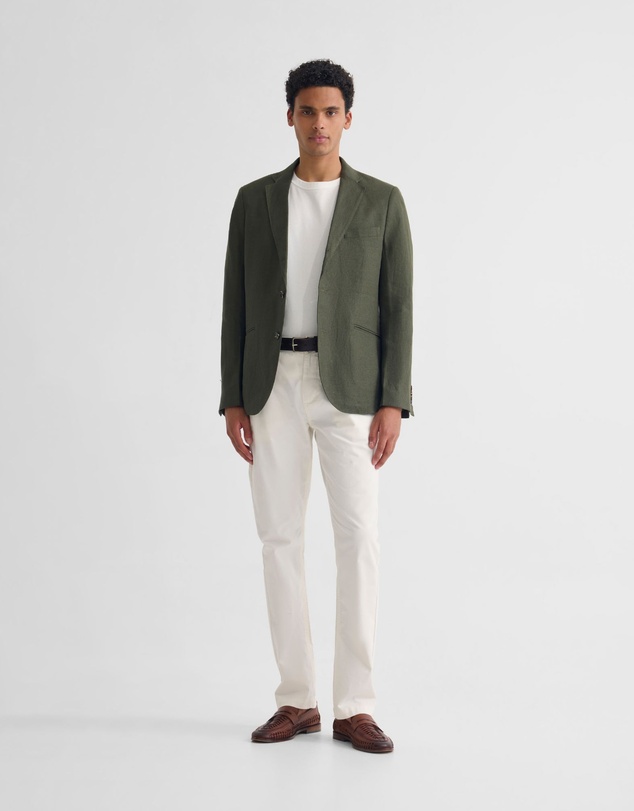 Oxford - 3 Button Linen Milton Blazer