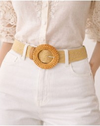 Miz Casa and Co - Round Rattan Plain Woven Belt