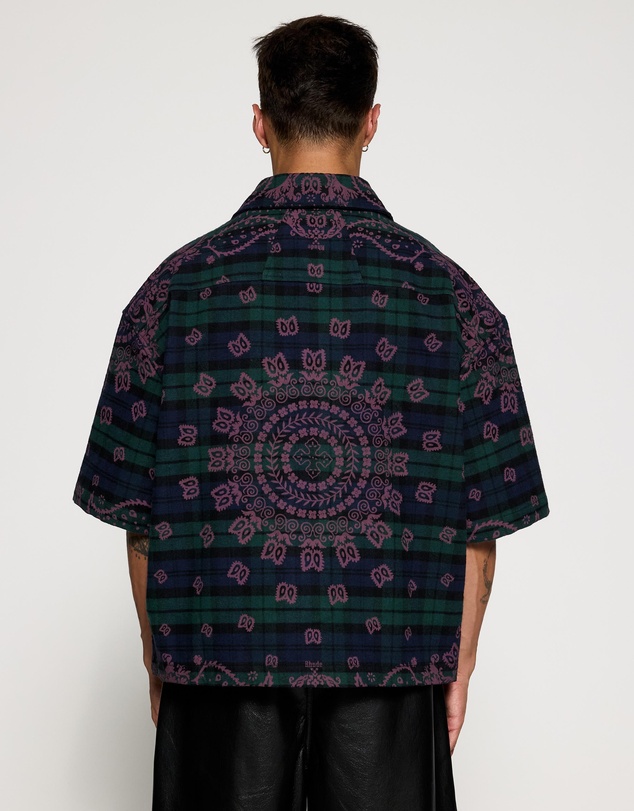 RHUDE - Paisley Flannel Boxy Shirt