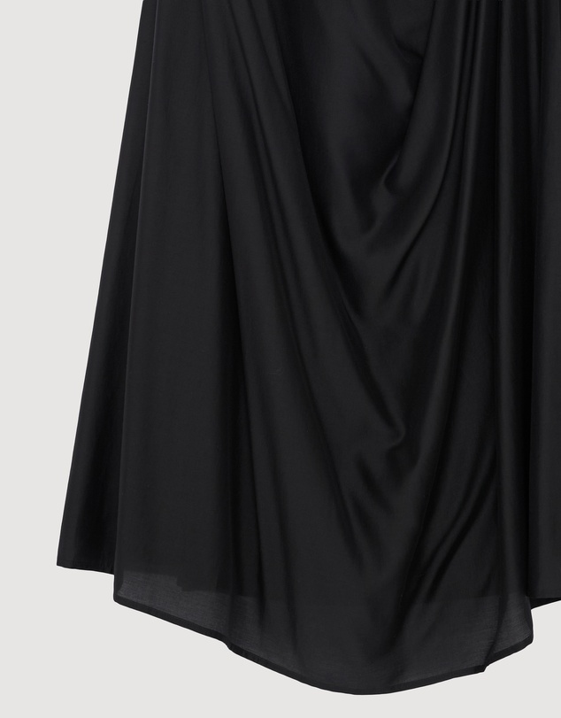 Revibe - Repaired Minima Esenciales Lana Draped Maxi Dress - AU 6
