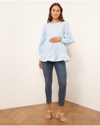Atmos&Here Maternity  - Maternity Kaia Burnout Top