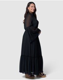 The Poetic Gypsy - Echoed Maxi Dress