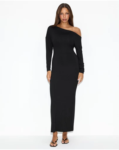 Dazie - Nightcap One Shoulder Maxi Dress