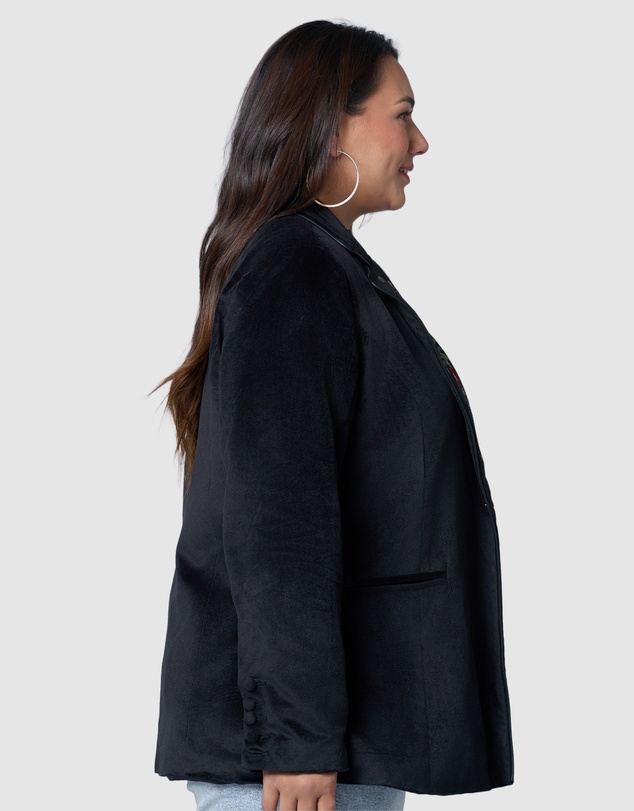 The Poetic Gypsy - Dreamscape Velvet Blazer