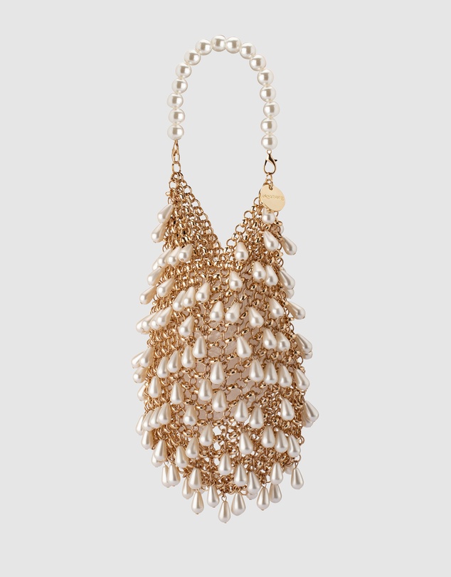 Olga Berg - Jaden Pearl Chainmail Bag