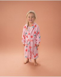 Linen House Kids - Plush Cherrylicious Kids Robe
