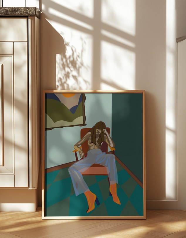 Olive et Oriel - KH Studio - Hester II by Karla Hyman Art Print