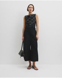 Country Road - Organically Grown Linen Wide-leg Pant