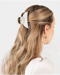 Mestige - Seashell Acetate Claw Hair Clip - 2 Pack
