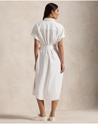 Polo Ralph Lauren - Linen Short-Sleeve Shirt Dress