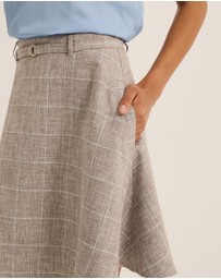 Review - Devon Check Mini Skirt