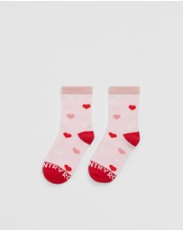 Country Road - Organically Grown Cotton Blend Heart Sock