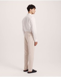 SABA - Elias Linen Cotton Regular Side Adjuster Pant