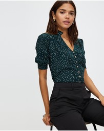 Atmos&Here - Brodie Puff Sleeve Blouse