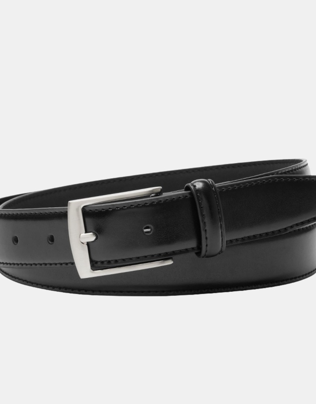 Buckle - Austin. Classic Leather Belt. 30mm width.