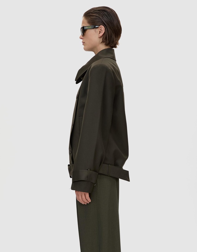 CAMILLA AND MARC - Tari Strong Shoulder Short Trench Coat