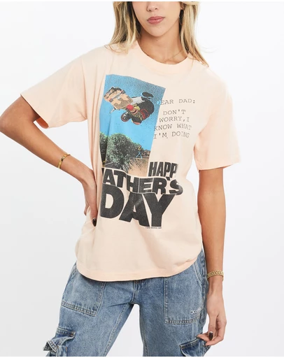 Vintage by The Real Deal - Pre Loved - Vintage 1989 Father's Day Skate Tee