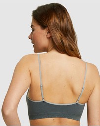 Billet Doux - Zen Attitude Crop Top Style Wirefree Bralette - 2 Pack