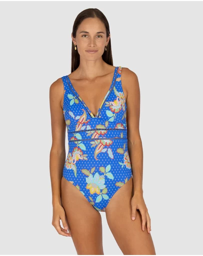 Baku Swimwear - Spice Temple Longline One Piece Swimsuit