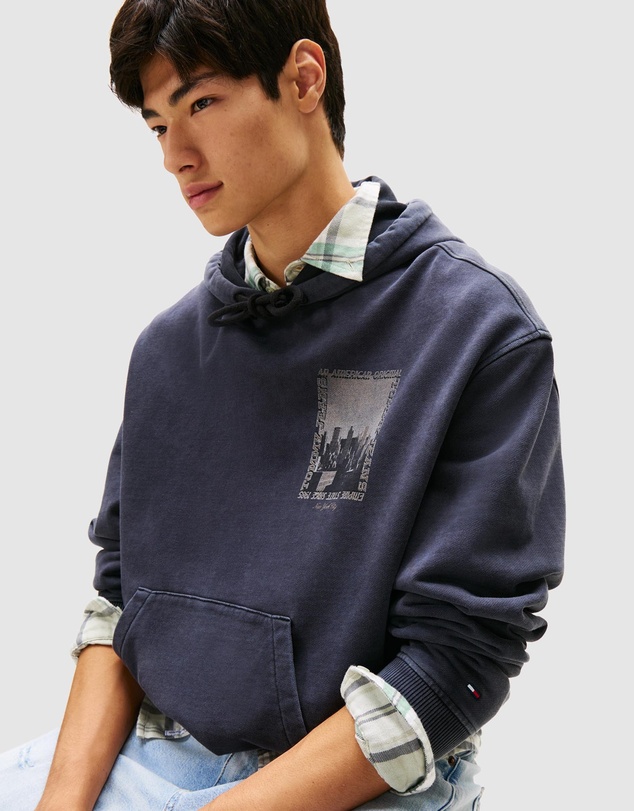 Tommy Jeans - 90s Washed Photo City Hoodie