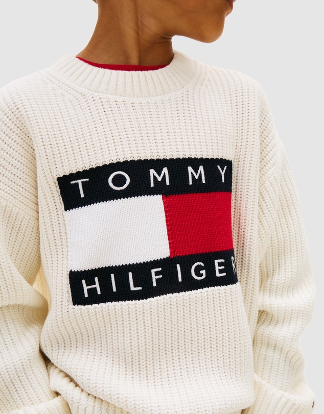 Tommy Hilfiger - Heritage Flag Chunky Knit Jumper - Kids