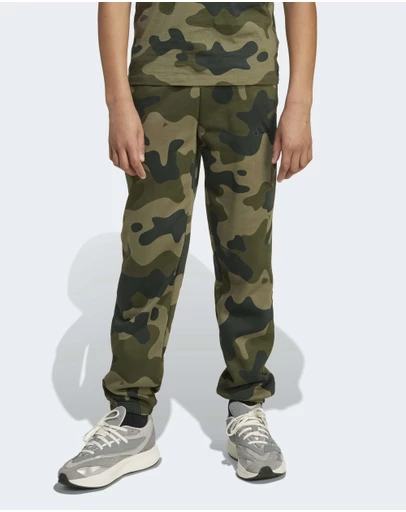 adidas Sportswear - Seasonal Essentials Camo Fleece Pant Kids