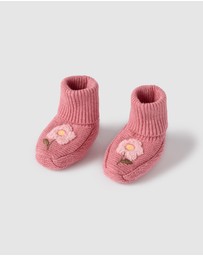 Purebaby - Magical Forest Knitted Bootie -Kids-Babies