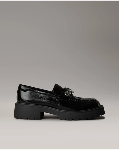 Calvin Klein - Leather Chunky Apron Toe Loafers